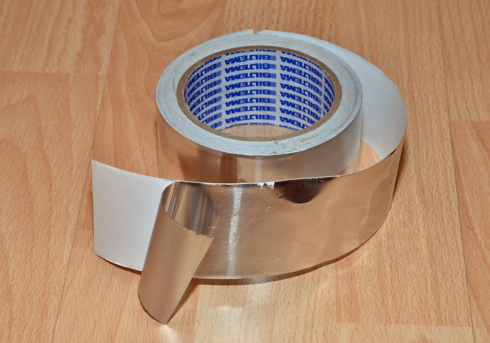 Self-Adhesive Aluminium Foil Tape – industrial insulation product supplied by Calcutta Asbestos Co., Raipur